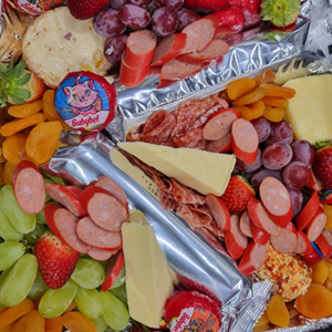 Adult cheese platter at Flipz Academy Gold Coast birthday party